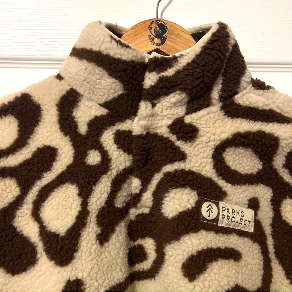 Parks Projects Geysers Trail High Pile Fleece Pullover (Read Description)